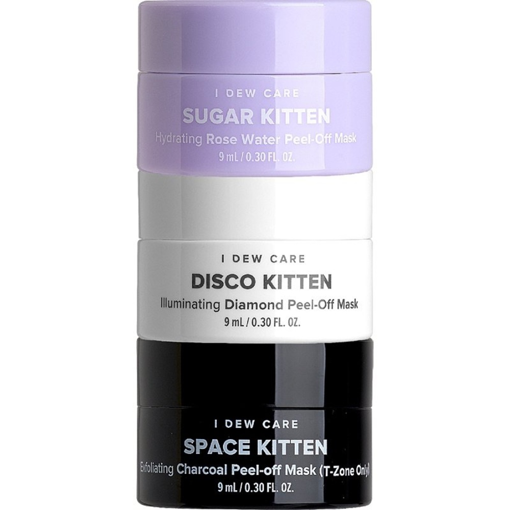 NEW I DEW CARE Mini Meow Peel-Off Mask Trio